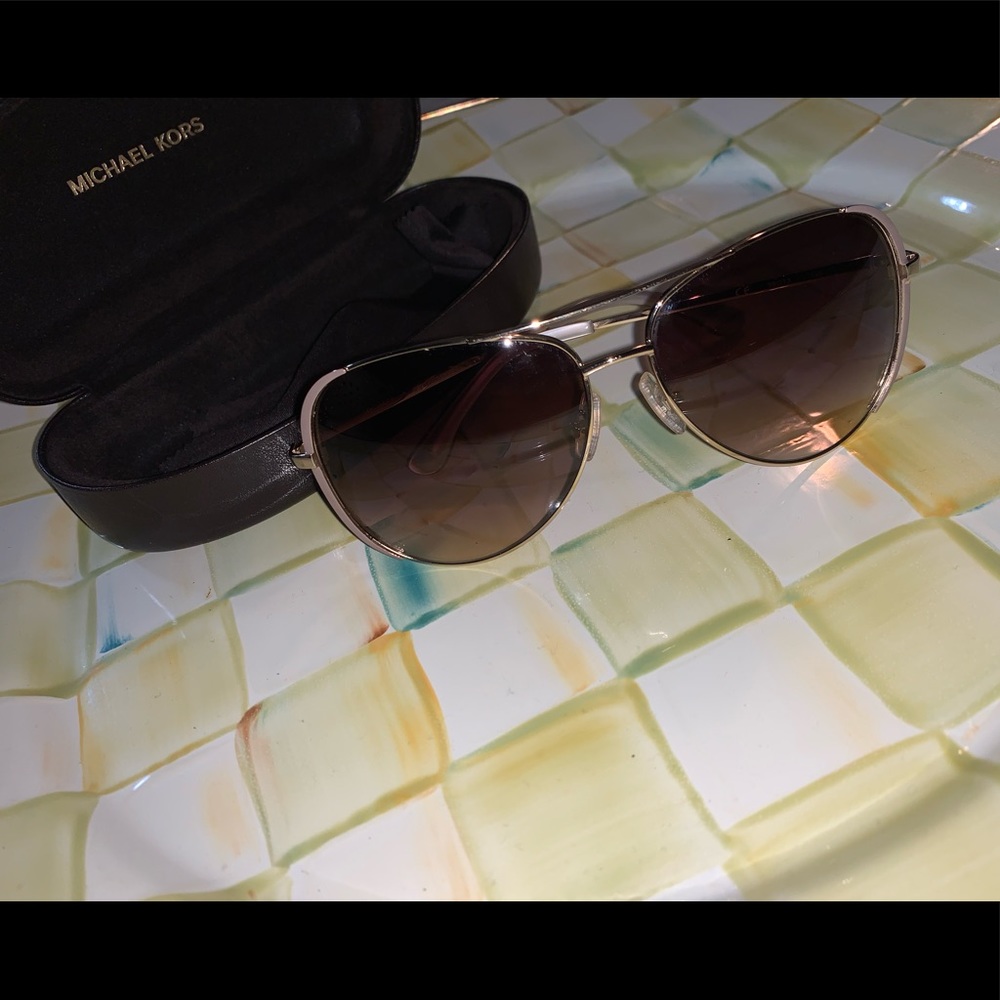 Michael Kors Sicily Aviator Sunglasses